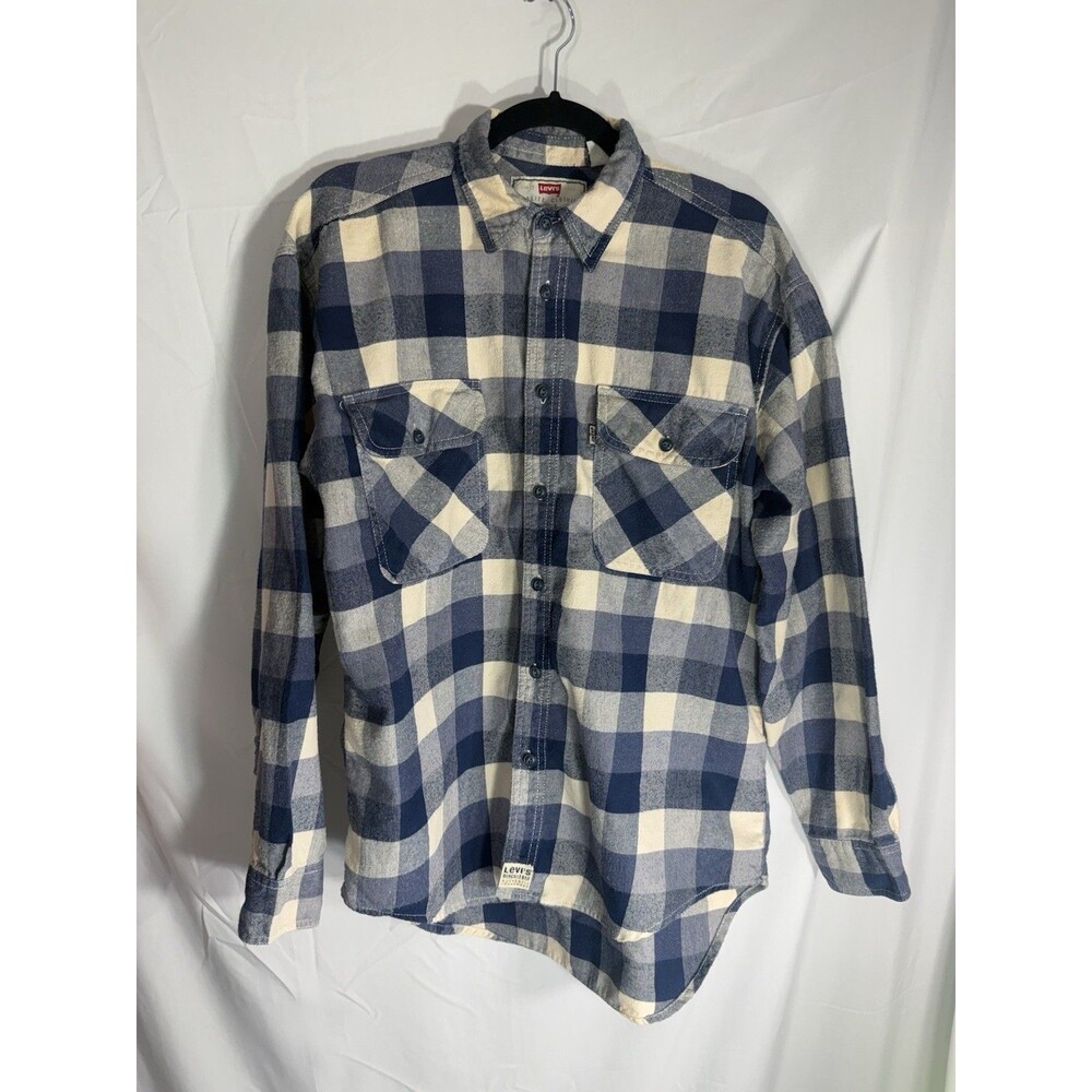 Levi's Strauss & Co. Men's Standard Fit Multicolor Plaid Flannel Shirt Size M